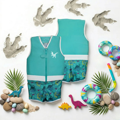 Maillot de bain flottant garçon : Dinosaurus Plouf