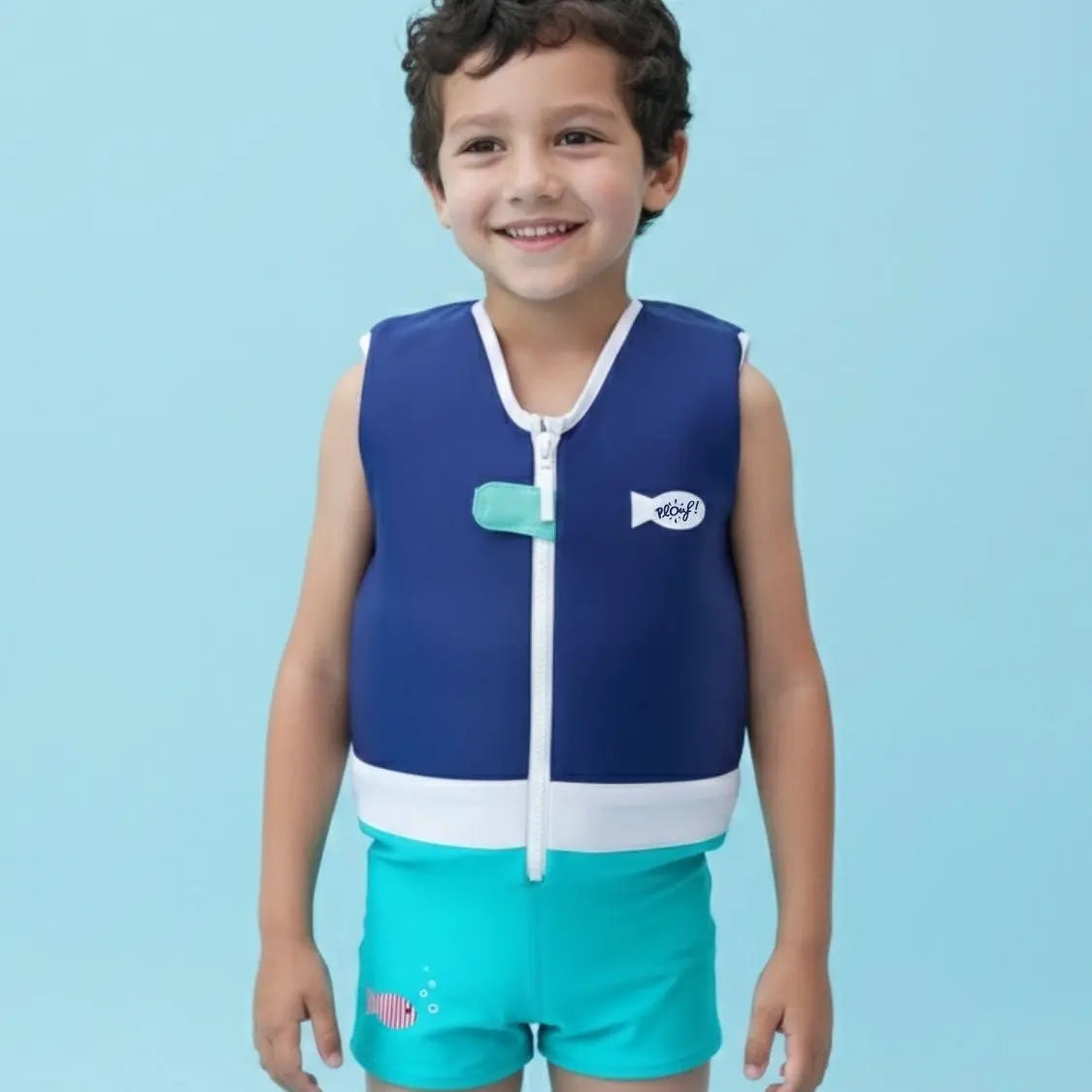 Schwimmender Badeanzug für Jungen : Fishy Plouf