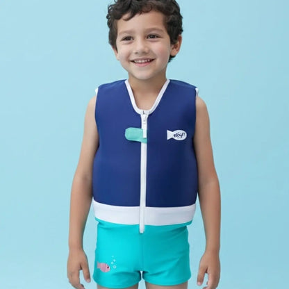 Schwimmender Badeanzug für Jungen : Fishy Plouf