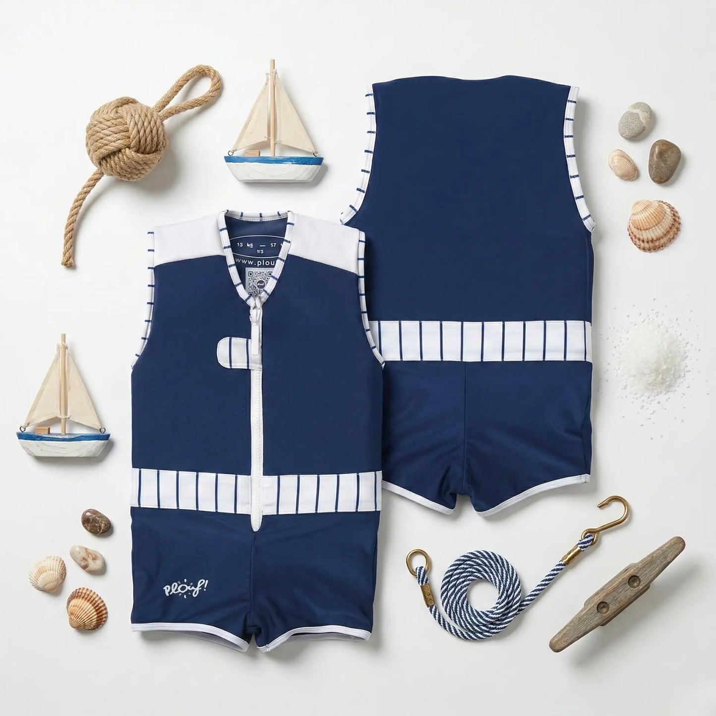 Maillot de bain flottant garçon : Moussaillon Plouf