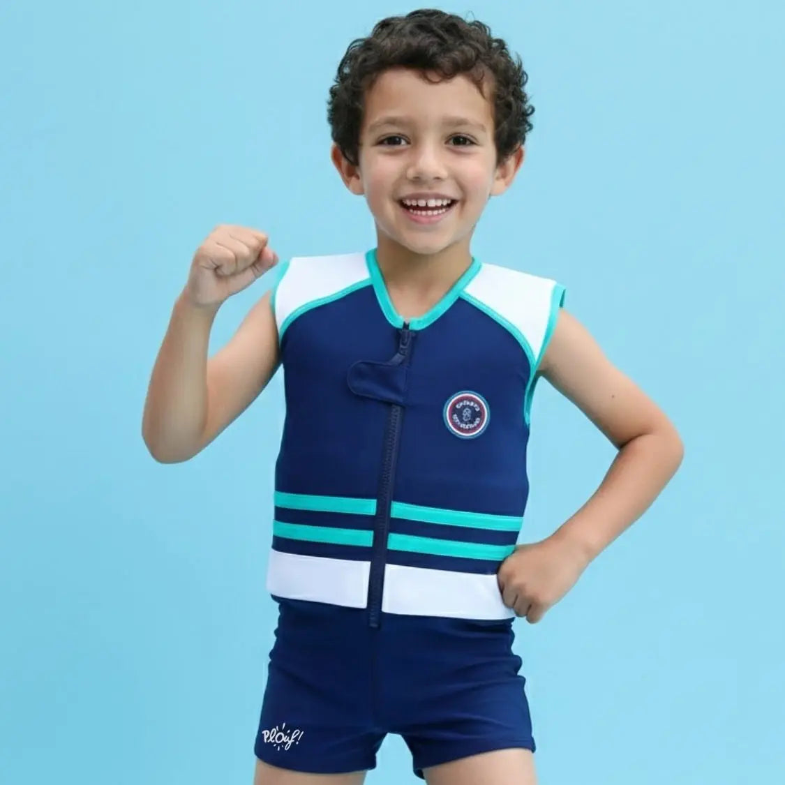 Maillot de bain flottant garçon : Olympia Plouf