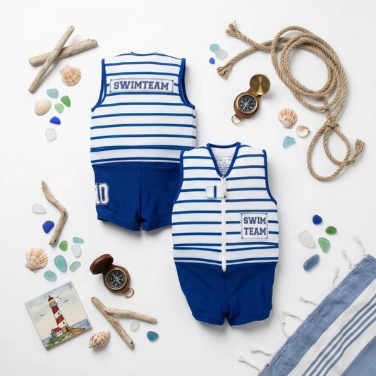 Maillot de bain flottant garçon : Pool boy Plouf