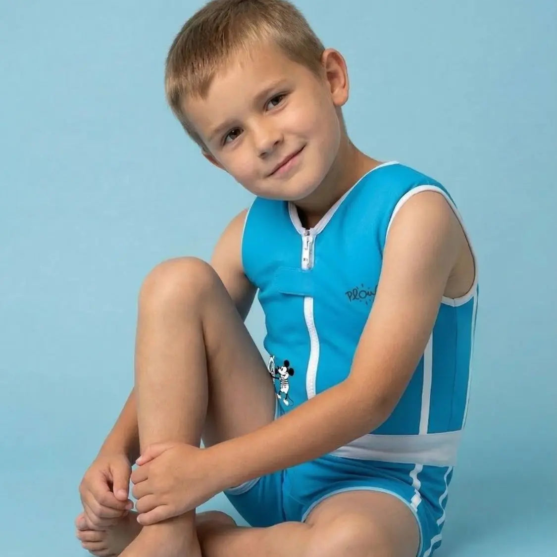 Maillot de bain flottant garçon : Skipper Plouf