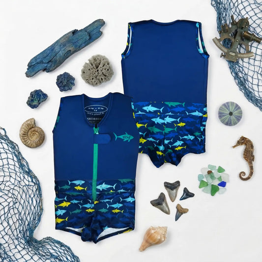 Maillot de bain flottant garçon : Sqwal Plouf