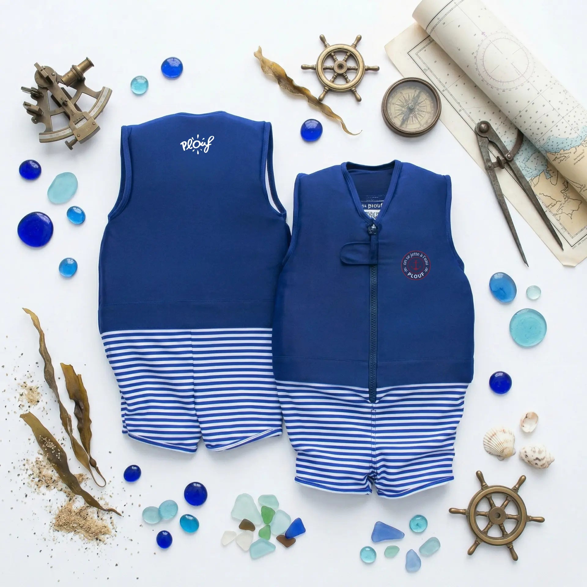 Maillot de bain flottant garçon : Teilo Plouf