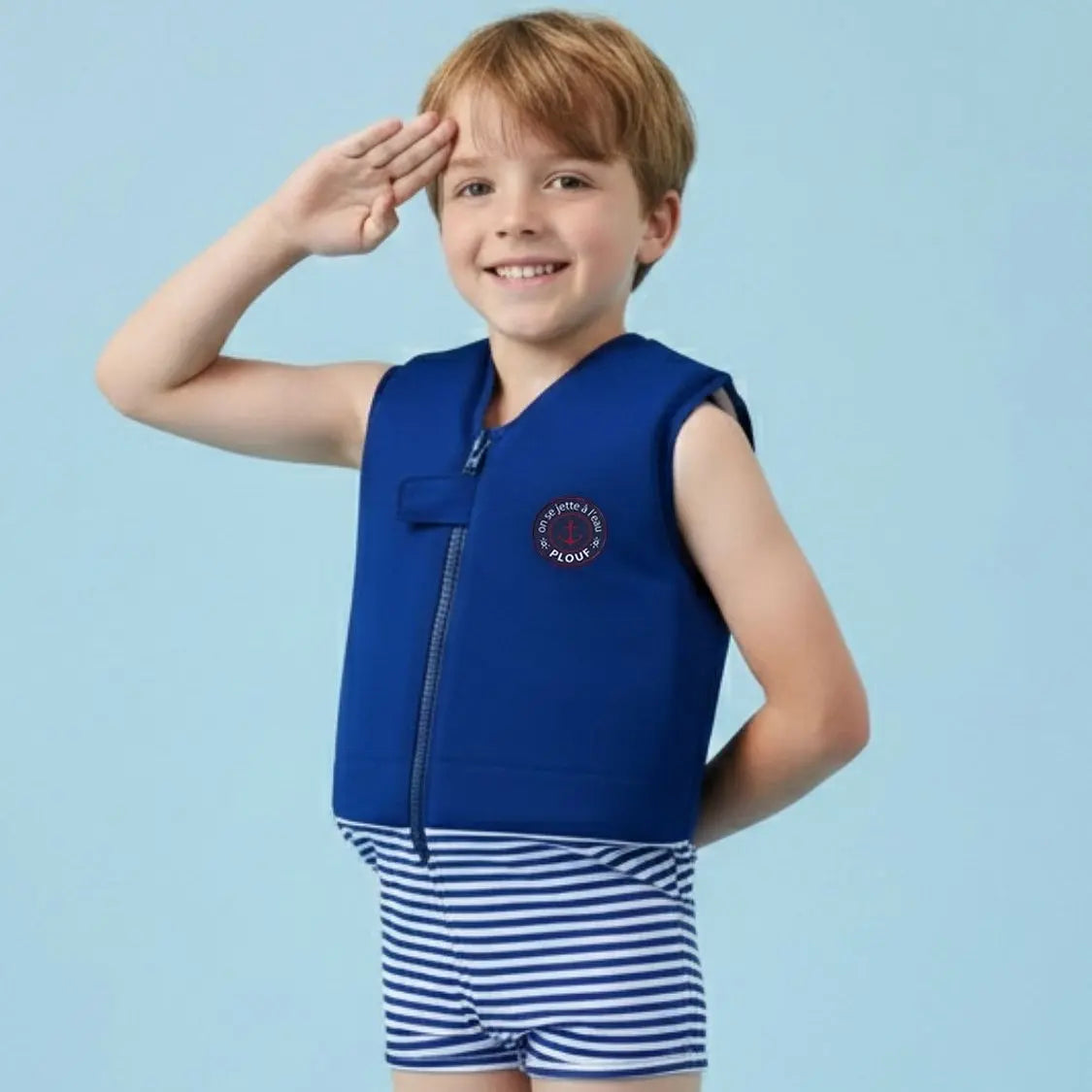 Schwimmender Badeanzug für Jungen : Teilo Plouf