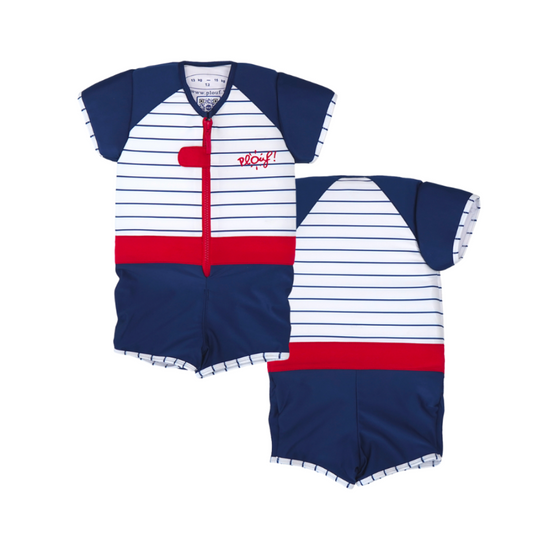 Maillot de bain flottant garçon : Marin Plouf