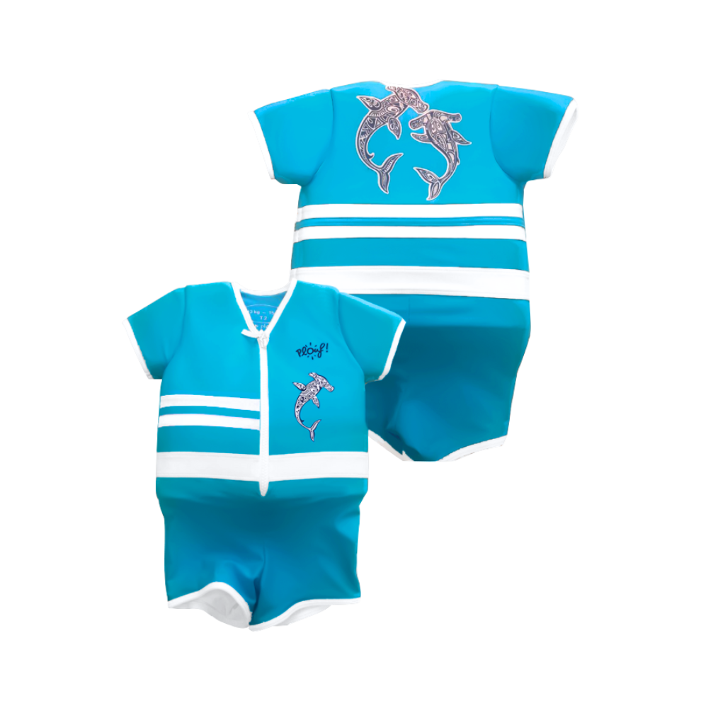 Maillot de bain flottant garçon : Marteau Plouf
