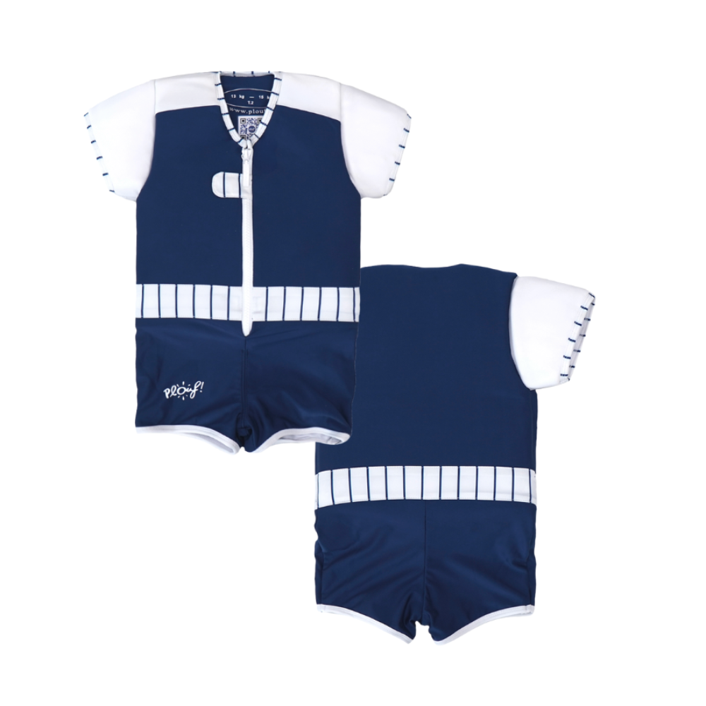 Maillot De Bain Flottant Intégré Pour Enfant 1-6 Ans | Avec Flotteurs EVA Amovibles | Sécurité Piscine Et Apprentissage Natation