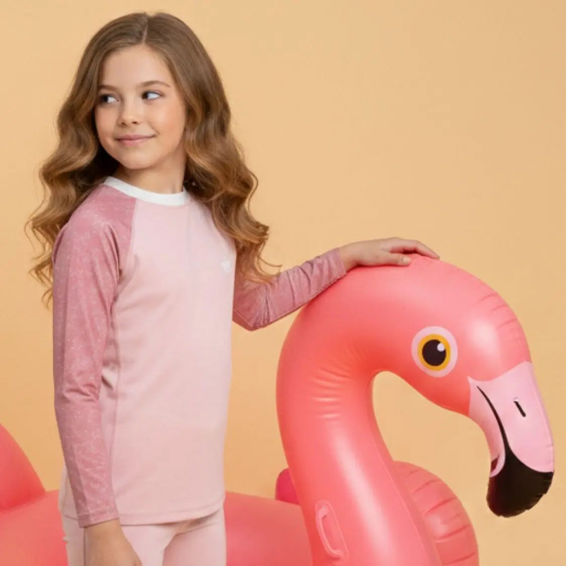 Camiseta anti-UV de manga larga niña : Lily Plouf