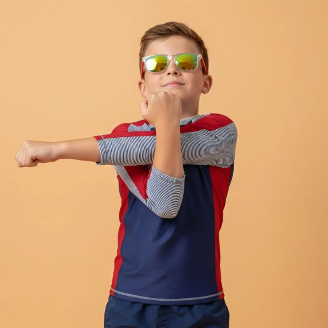 Camiseta anti-UV de manga larga niño: Regata Plouf