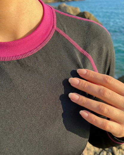 Camiseta anti-UV de manga larga para mujer Plouf