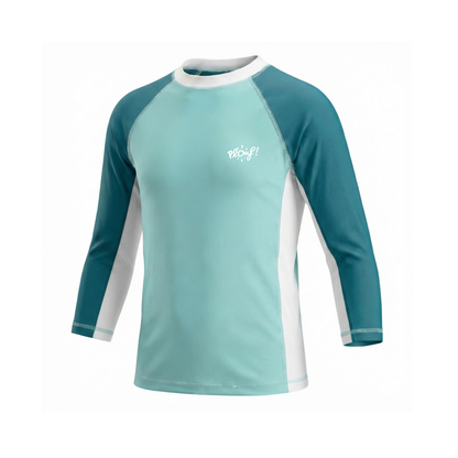 Long sleeve UV protection t-shirt for boys Feroce green
