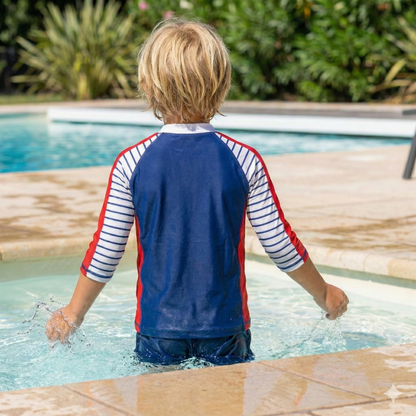 Long sleeve UV protection t-shirt for boys: Regatta Plouf