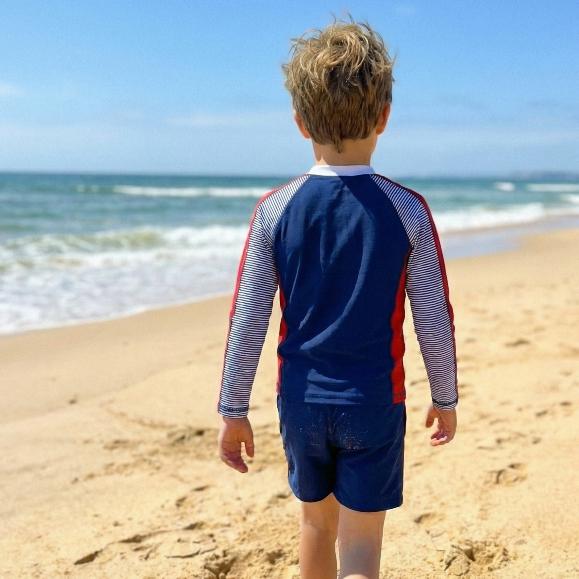 Long sleeve UV protection t-shirt for boys: Regatta Plouf