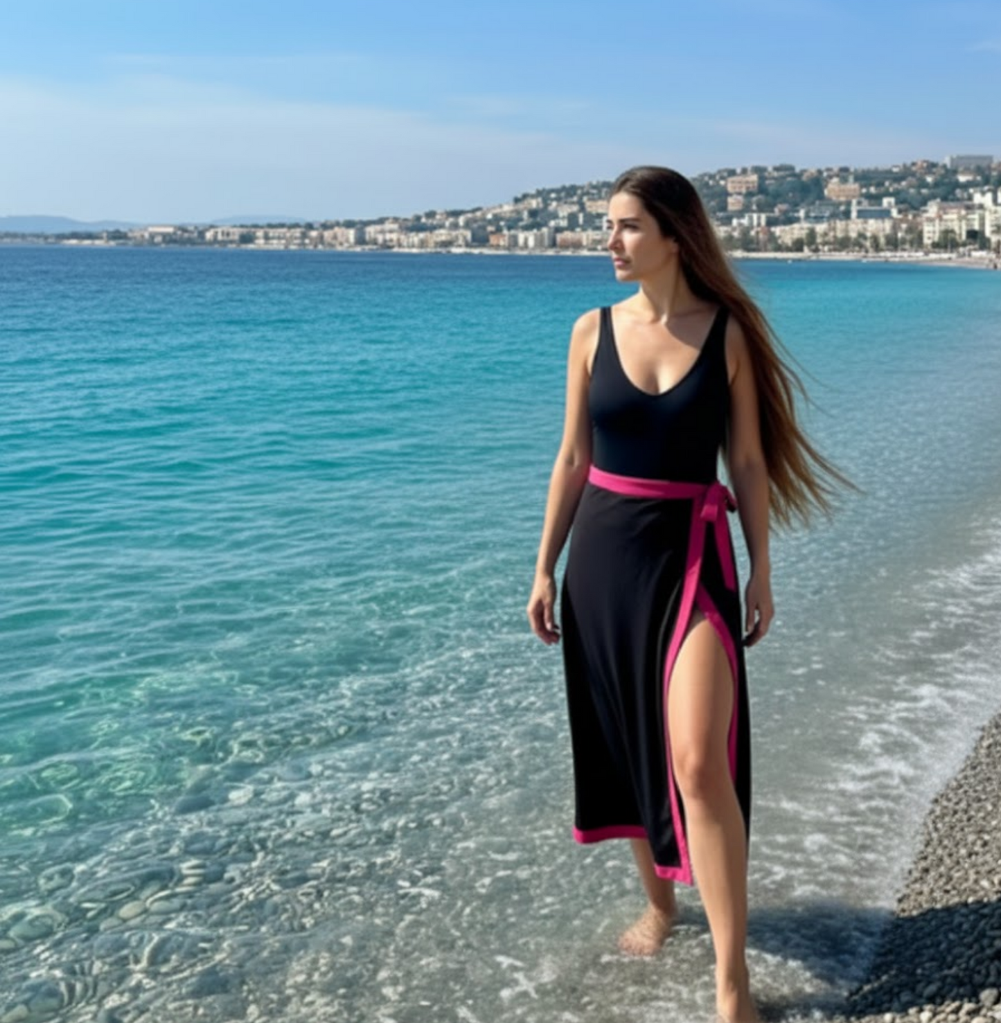 Jupe longue paréo anti-uv femme Plouf