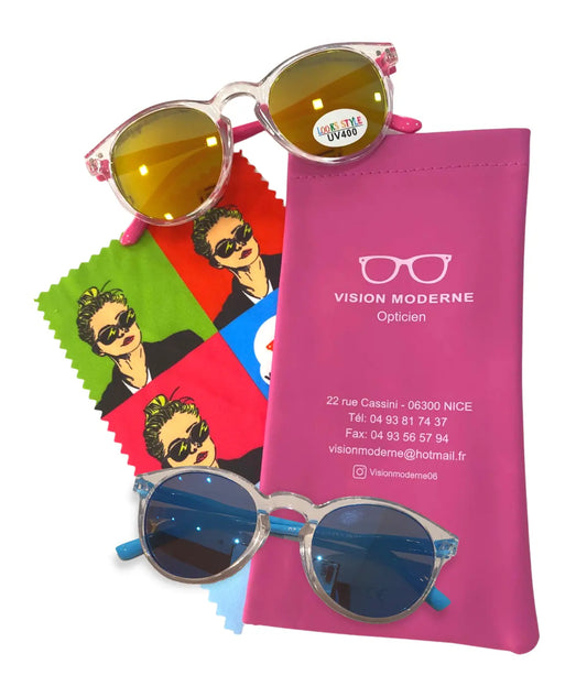 Lunettes de soleil enfant transparentes Plouf!