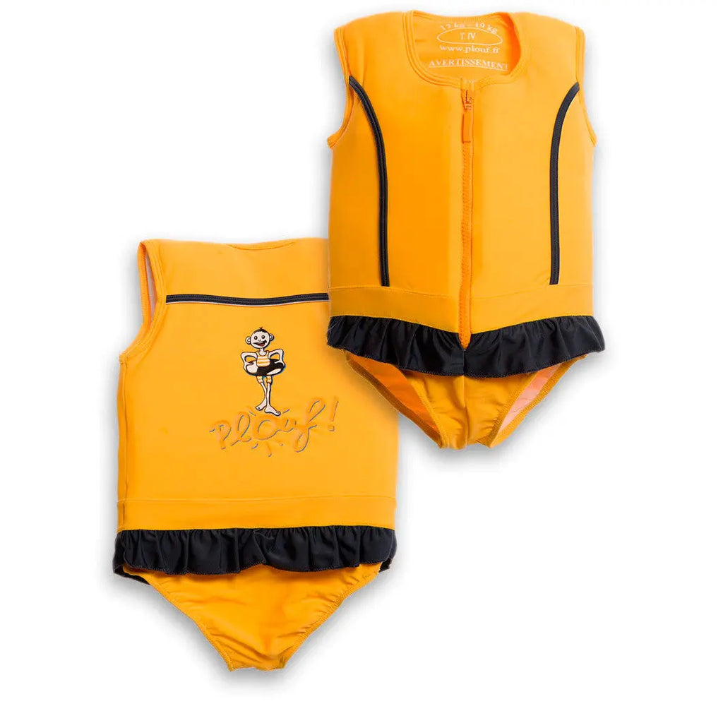 Maillot de bain fille - Jaune