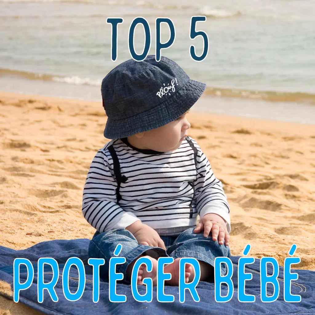 Baby-am-Strand-Das Top-5-von-der-Ausrüstung-um-Ihr-Kind-am-Wasserrand-im-Sommer-zu-schützen Plouf