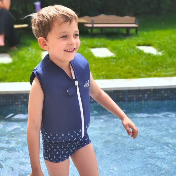 Schwimmender Badeanzug Jungen: Jack Plouf