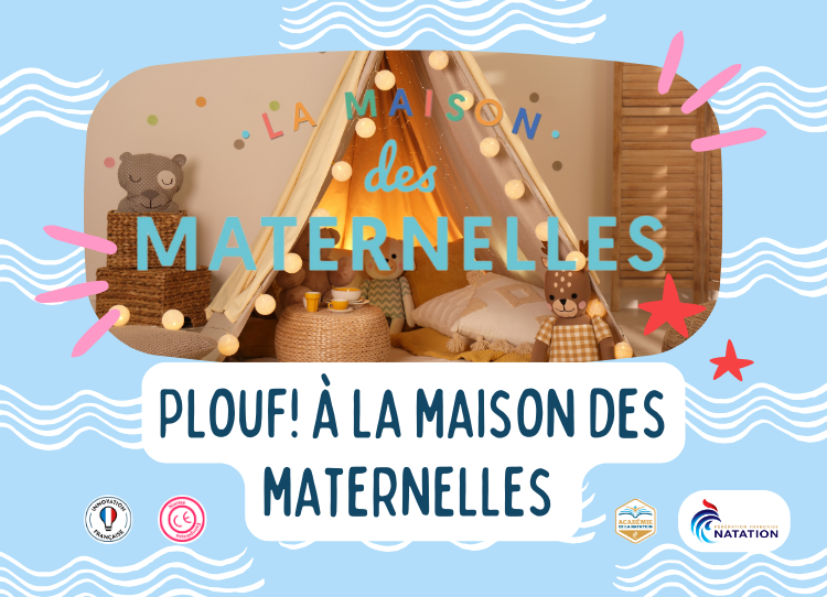 La Maison des maternelles tests floating swimsuit  Plouf  !