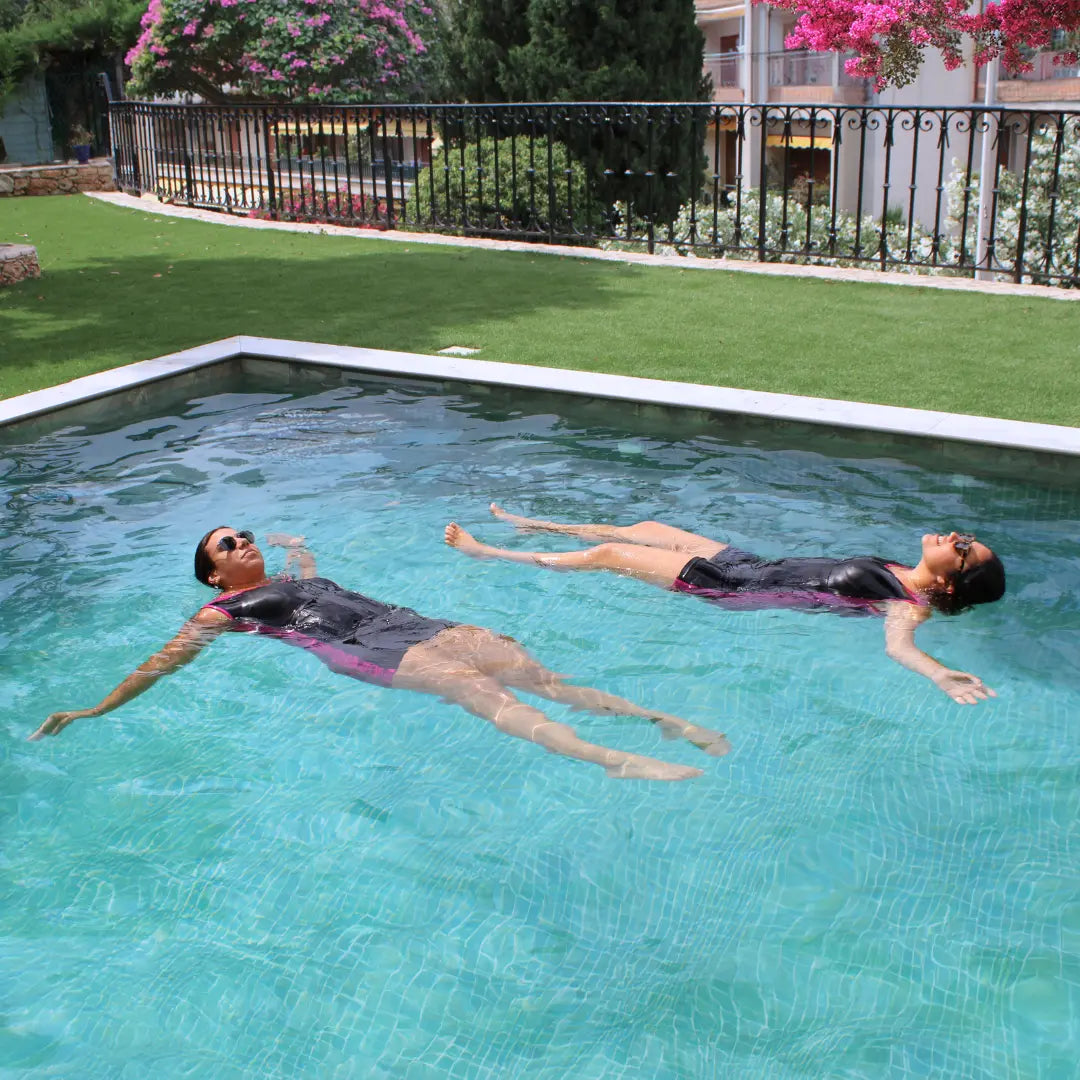 floating swimsuit  that makes women float Safety Concept by Plouf