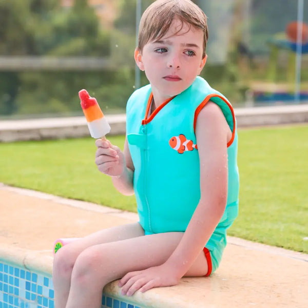 Boy's floating swimsuit : Little Fish Plouf